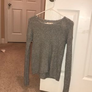 Grey sparkle sweater